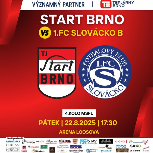 A-tým hostí Slovácko B