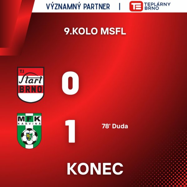 A-tým doma nestačil na rezervu Karviné